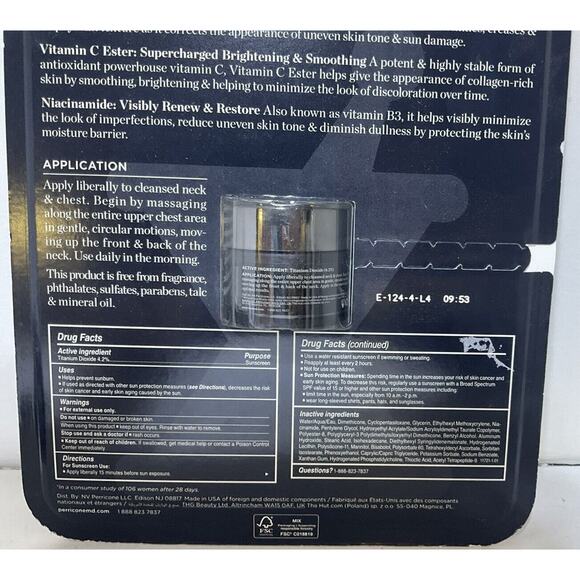 Perricone MD Cold Plasma Plus+ 1oz Neck & Chest SPF 25 (lot of 2) New Sealed - Picture 5 of 5